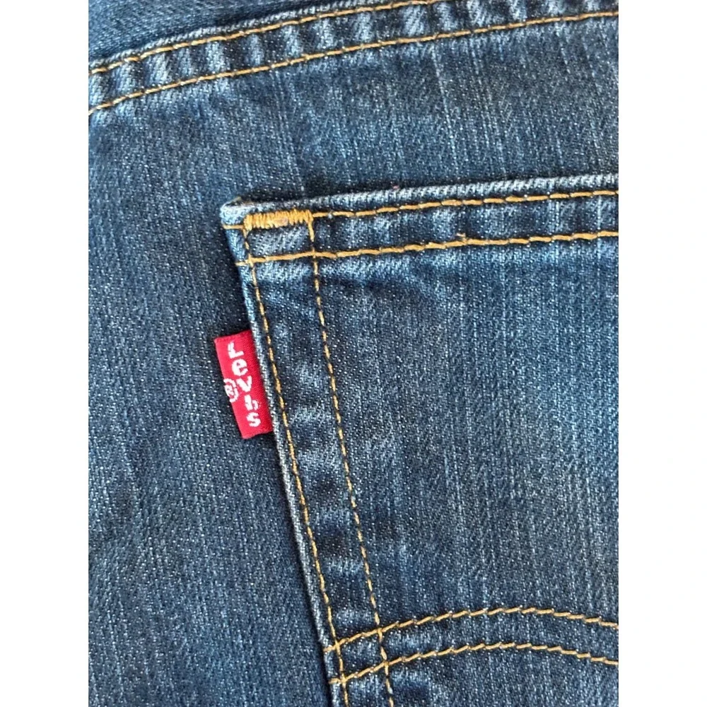 Levis 508 Regular Tapered Fit Jeans Mens 36x30 Medium Wash Blue Denim Cotton